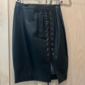 Nwt H&M leather skirt